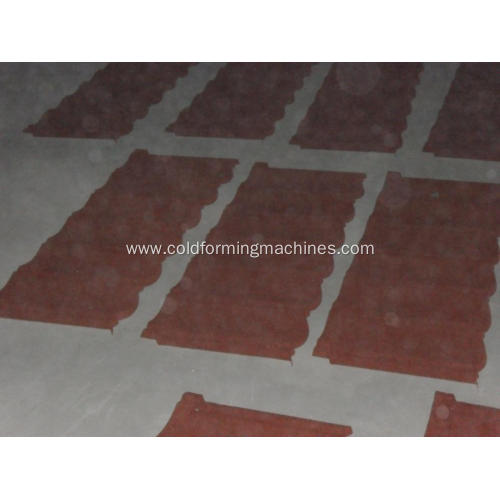 stone coating antique glazed steel making machine